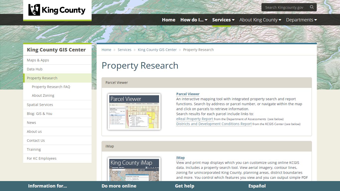 Property Research - King County